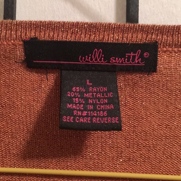 Front tie sparkly sweater! - Picture 2 of 3